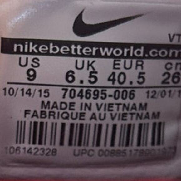 Nike - Free 5.0 TR Fit 5 - Running - Black/Pink - Women's - 9 - 704695-006 - Picture 9 of 9